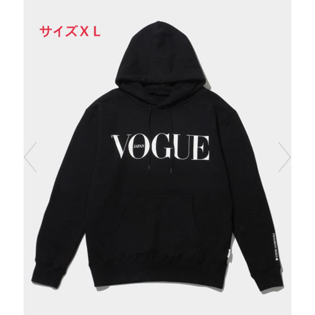 VOGUE JAPAN×FRAGMENT×THE CONVENI パーカー黒ＸＬ