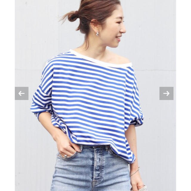 Plage(プラージュ)のPlageプラージュ R’IAM FEMININE ボーダー Tシャツ レディースのトップス(カットソー(長袖/七分))の商品写真