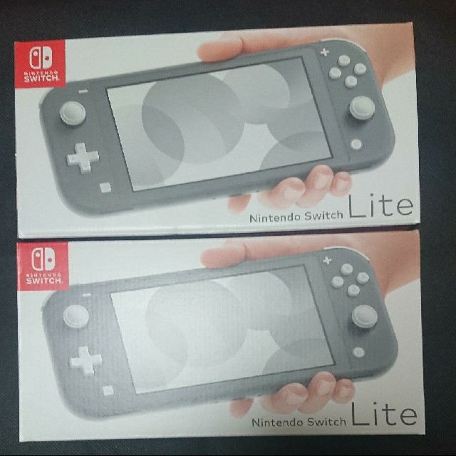 ニンテンドースイッチライト本体　グレー ×２