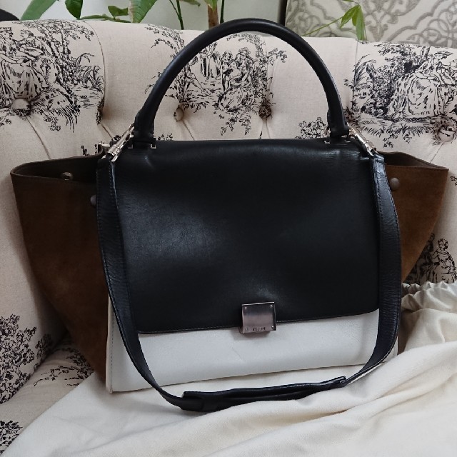 魅力の celine - セリーヌのトラペーズ2wayバッグ ハンドバッグ