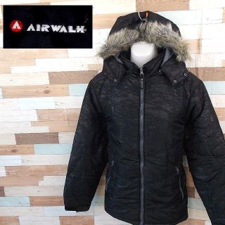 エアウォーク(AIRWALK)の【AIR WALK】 美品 エアウォーク ブラック中綿ジャケット サイズL(ブルゾン)