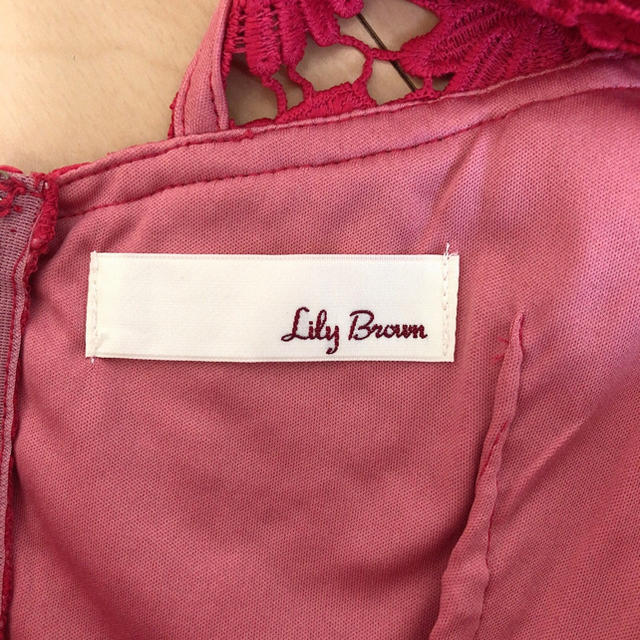 Lily Brown(リリーブラウン)のリリーブラウン　レースワンピース レディースのワンピース(ミニワンピース)の商品写真