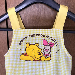 ディズニー(Disney)の【mayuchinangel様 専用】キッズ用 プーさん エプロン 春色イエロー(その他)