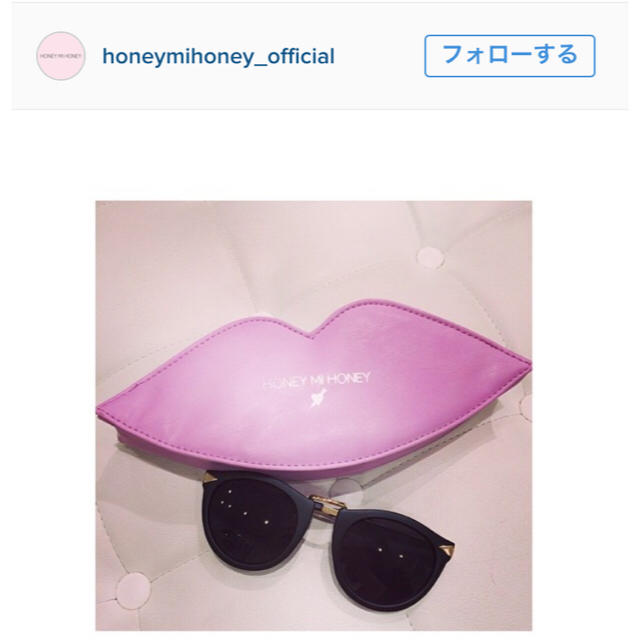 Honey mi Honey(ハニーミーハニー)のHoney♡リップペンケース レディースのファッション小物(ポーチ)の商品写真