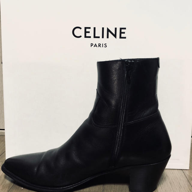 celine - CELINE ジャクノ サイドジップブーツ
