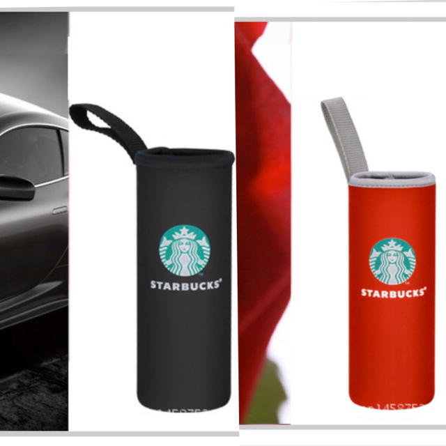 Starbucks Coffee(スターバックスコーヒー)の【新生活応援☆】Starbucks ペットボトルカバー500ml 2個セット インテリア/住まい/日用品のキッチン/食器(タンブラー)の商品写真