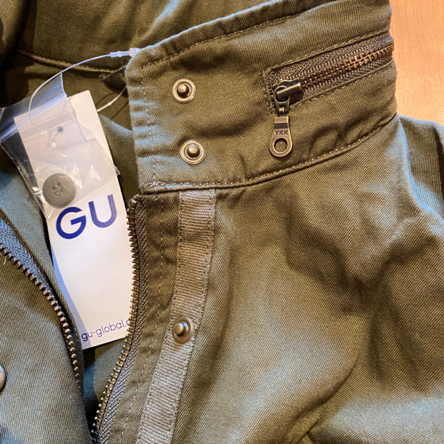 GU(ジーユー)の新品タグ付　GU　M-65ブルゾン　ミリタリーブルゾン　S レディースのジャケット/アウター(ミリタリージャケット)の商品写真
