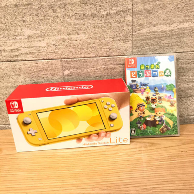 ニンテンドースイッチライト本体　あつまれどうぶつの森のソフトセット