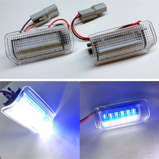 トヨタ レクサス 日産  2個セット　LED ツインカラー   ドアカーテシ (車種別パーツ)