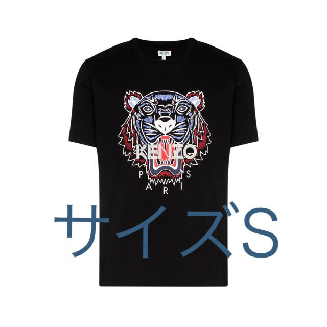 新品 KENZO Tシャツ S ブラック　黒 希少 ケンゾー レッド