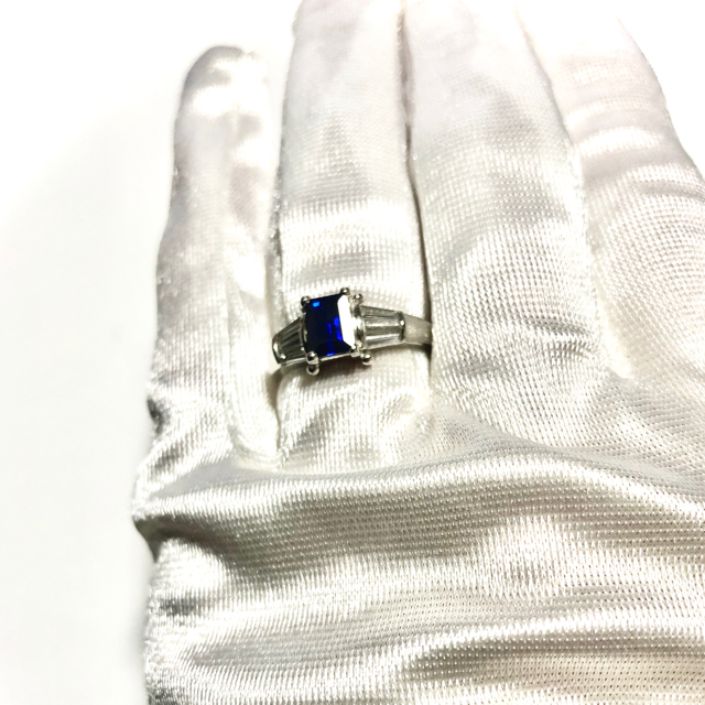 Christian Dior(クリスチャンディオール)のディオール　大粒タンザナイト　ダイヤ　プラチナ　リング レディースのアクセサリー(リング(指輪))の商品写真