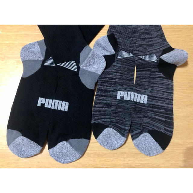 PUMA(プーマ)のPUMA メンズ用靴下 【4足セット】25〜27cm （黒色）　※在庫限り！ メンズのレッグウェア(ソックス)の商品写真