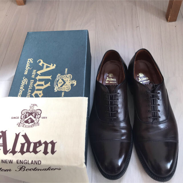 Alden 専用箱と袋付き　　920US9 27cm ストレートチップ