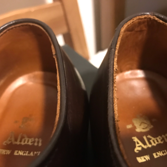 Alden(オールデン)のAlden 専用箱と袋付き　　920US9 27cm ストレートチップ メンズの靴/シューズ(ドレス/ビジネス)の商品写真