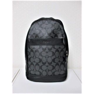 コーチ(COACH)の☆COACH コーチ 総柄 ボディバッグ バッグ/メンズ☆ブラック(ボディーバッグ)