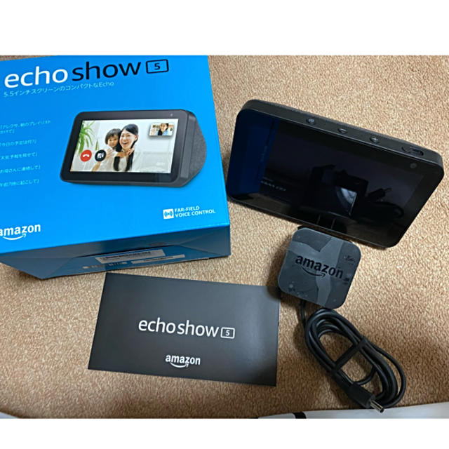 今年1月購入。Echo Show 5 エコーショー5 スマートスピーカー