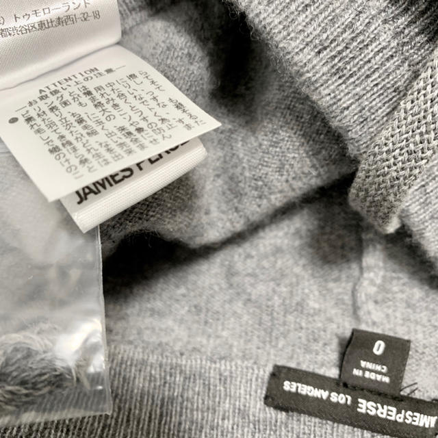 19AW ジェームスパース ベビーカシミヤ トラックパンツ カシミア 0
