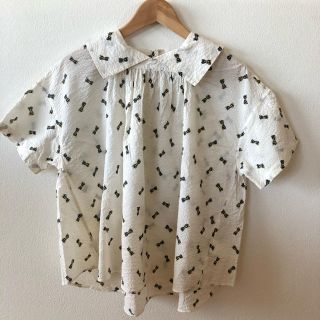 ビームスボーイ(BEAMS BOY)のBEAMS BOY  リボン柄シャツ(シャツ/ブラウス(半袖/袖なし))