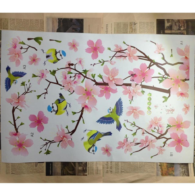 ウォールステッカー 桜と野鳥 和風 壁紙シール 春らしい 桃色 開花 寝室 Tvの通販 By 41ウォールステッカー ラクマ ウォールステッカー 桜と野鳥 和風 壁紙シール 春らしい 桃色 開花 寝室 Tvの通販 By 41ウォールステッカー ラクマ