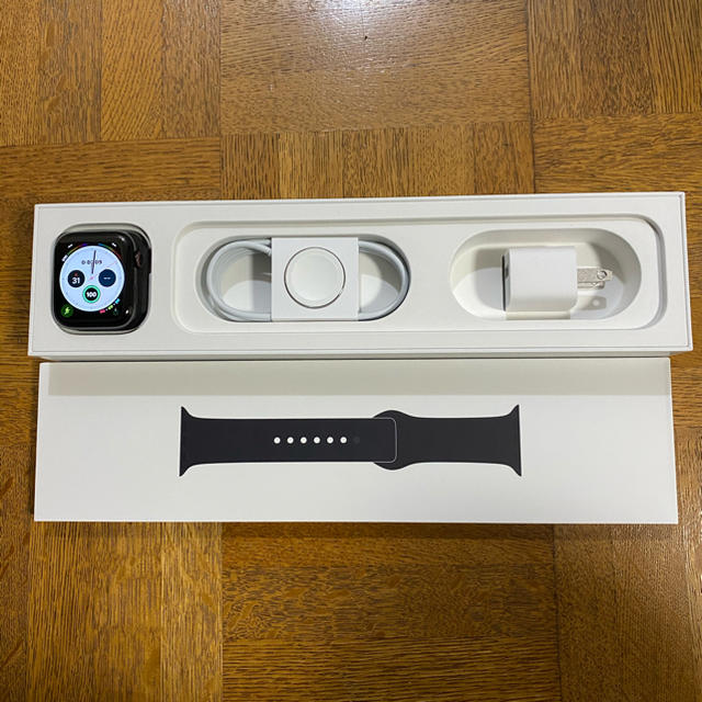 スマートフォン/携帯電話Apple Watch Series4 44mm スペースブラック　ステンレス