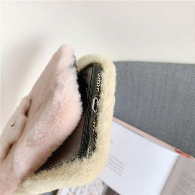 恐竜ちゃん　恐竜くん　もこもこiPhoneケース スマホ/家電/カメラのスマホアクセサリー(iPhoneケース)の商品写真