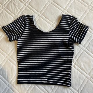 アメリカンアパレル(American Apparel)のボーダートップス(Tシャツ(半袖/袖なし))