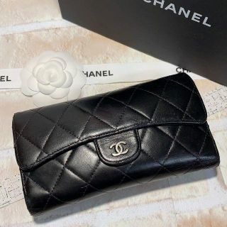 シャネル(CHANEL)の正規品 CHANEL シャネル マトラッセ ブラック 長財布(財布)