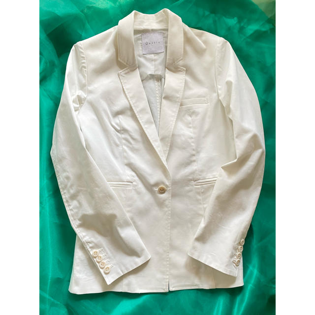 Qussio ジャケット White 38 新品未使用品! - テーラードジャケット