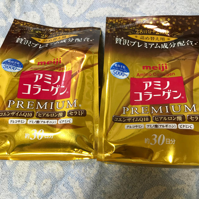 明治(メイジ)のアミノコラーゲン　プレミアム30日x2 食品/飲料/酒の健康食品(コラーゲン)の商品写真