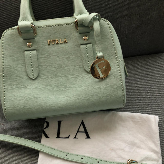 FURLA - お値下げ　フルラ   ショルダーバック  ミントグリーン