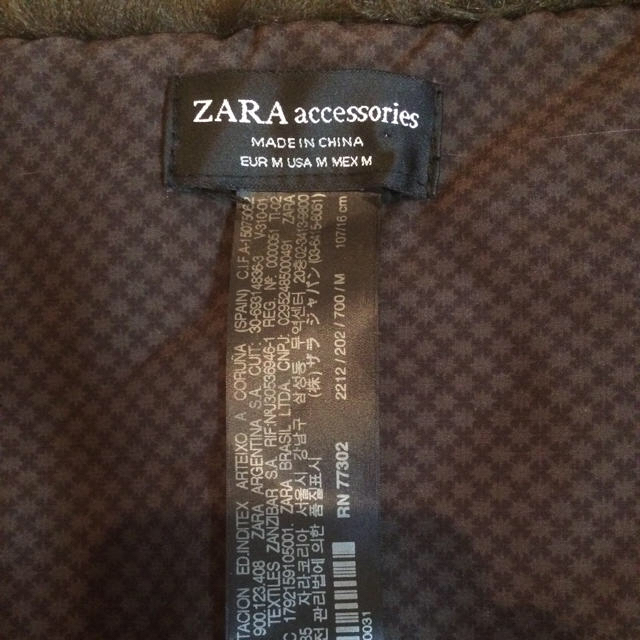 ZARA(ザラ)の値下げ！ZARA フェイクファー レディースのファッション小物(その他)の商品写真