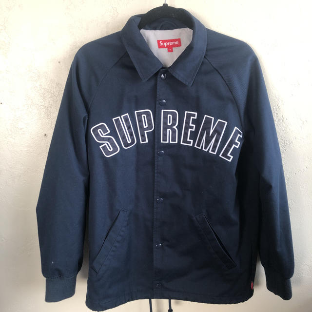 supreme アーチロゴ コーチジャケット - ナイロンジャケット