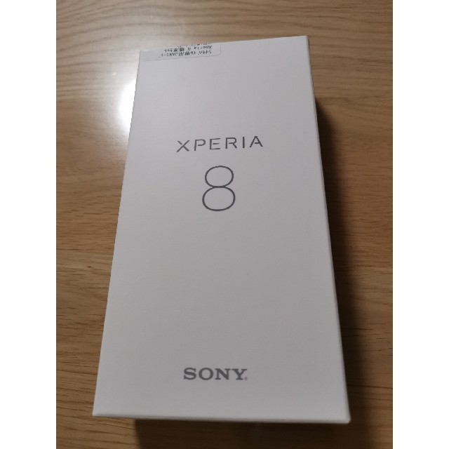 スマートフォン本体XPERIA8 　ブラック
ワイモバイル版　SIMロック解除済み