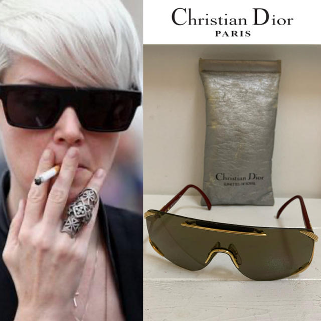 Christian Dior(クリスチャンディオール)のChristian Dior PARIS VINTAGE バイザーサングラス メンズのファッション小物(サングラス/メガネ)の商品写真