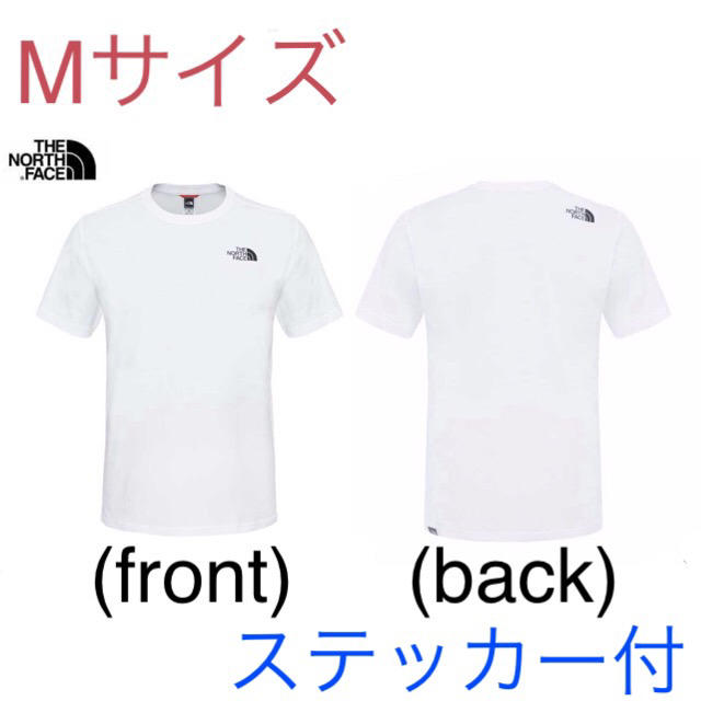 THE NORTH FACE(ザノースフェイス)の【処分価格】最新 ノースフェイス Tシャツ Mサイズ  新品(ステッカー付) メンズのトップス(Tシャツ/カットソー(半袖/袖なし))の商品写真