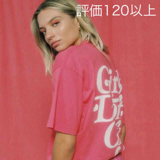 GDC(ジーディーシー)のgirls don't cry LOGO Tee PINK サイズ L メンズのトップス(Tシャツ/カットソー(半袖/袖なし))の商品写真