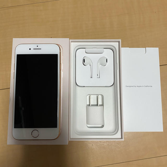 スマートフォン/携帯電話【美品】Apple iPhone8 SIMフリー Gold 64GB
