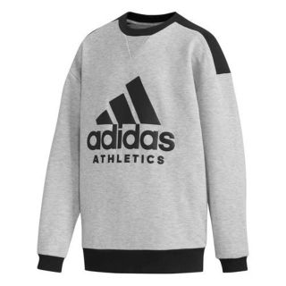 アディダス(adidas)の新品 140cm ★ adidas 長袖 スウェット トレーナー グレー(Tシャツ/カットソー)