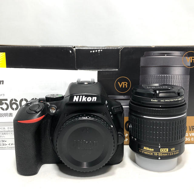 新品級 Nikon D5600 AF-P 18-55 VR KIT 5ショット