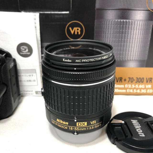 新品級 Nikon D5600 AF-P 18-55 VR KIT 5ショット