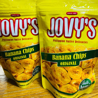 バナナチップス(BANANA CHIPS)のJOVY'S フィリピン バナナチップス 100グラム×2個(菓子/デザート)
