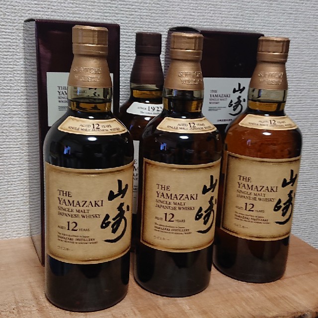 山崎12年 700ml 3本 マイレージ付き