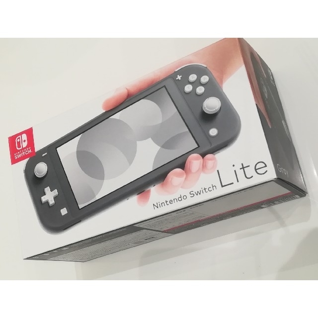 全商品オープニング価格！ Switch Nintendo - 国内正規品 グレー1台 Lite Switch Nintendo 携帯用ゲーム機本体