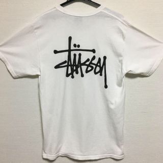 ステューシー(STUSSY)の即購入OK STUSSY ステューシー Tシャツ 定番　人気　白Tシャツ　ロゴ(Tシャツ/カットソー(半袖/袖なし))