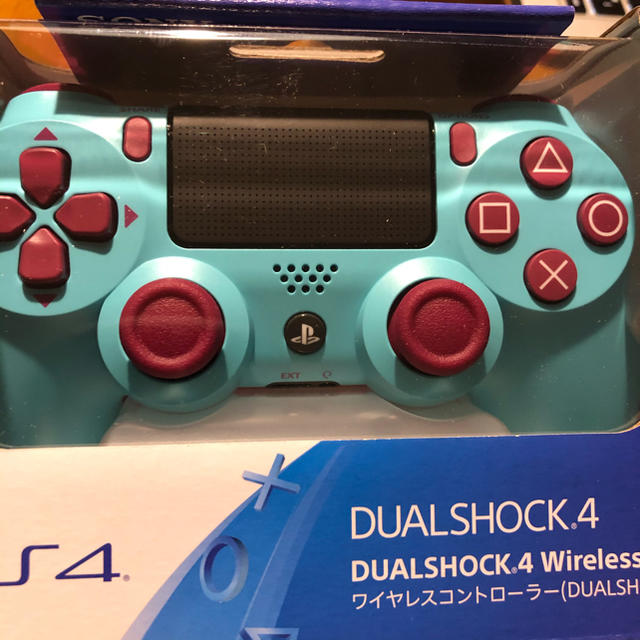 PS4 ワイヤレス コントローラー　dualshock4 ベリーブルー　ゲオ限定エンタメ/ホビー