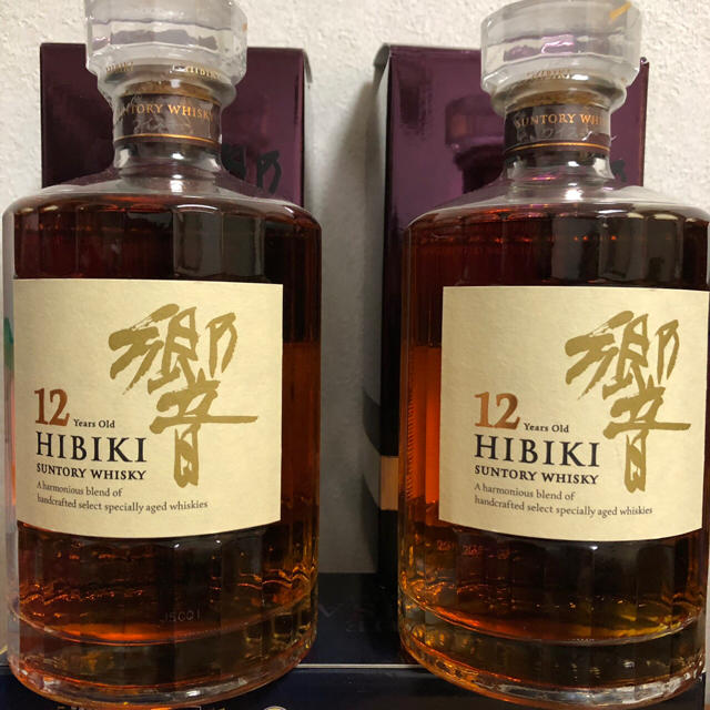 食品/飲料/酒サントリー　未開栓　響12年　2本セット