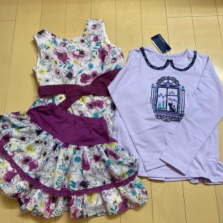 アナスイミニ(ANNA SUI mini)の【ご専用です】ANNA SUImini 140【極美品、新品】(Tシャツ/カットソー)