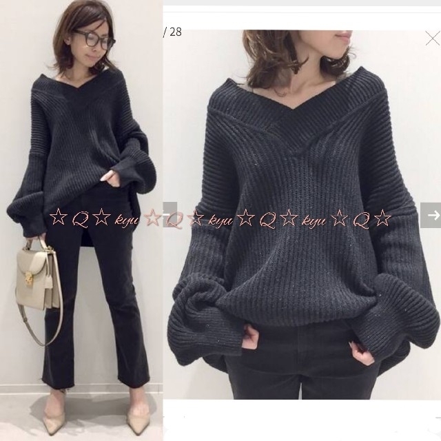 未使用アパルトモン☆Twins Florence Oversize Knit 2