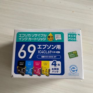 エプソン(EPSON)のエコリカ エプソンインクカートリッジ IC4CL69 4色セット (OA機器)