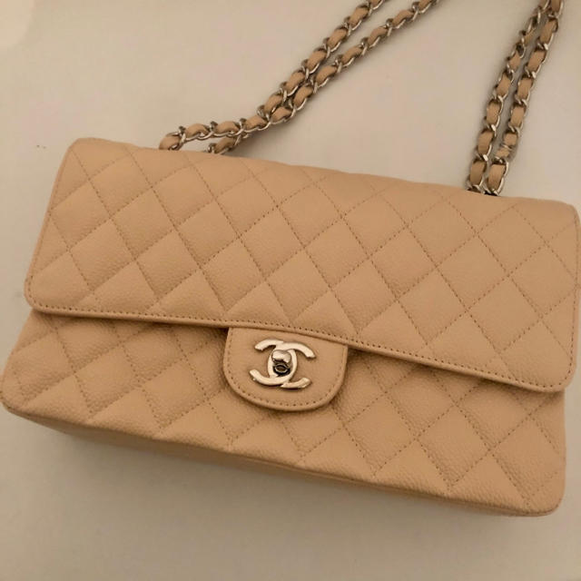 CHANEL シャネル  マトラッセ  ベージュ　超美品　付属品付き